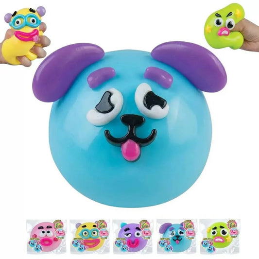 Funny Face Expressions Squishy Ball – Slow Rising Sensory Stress Toy
