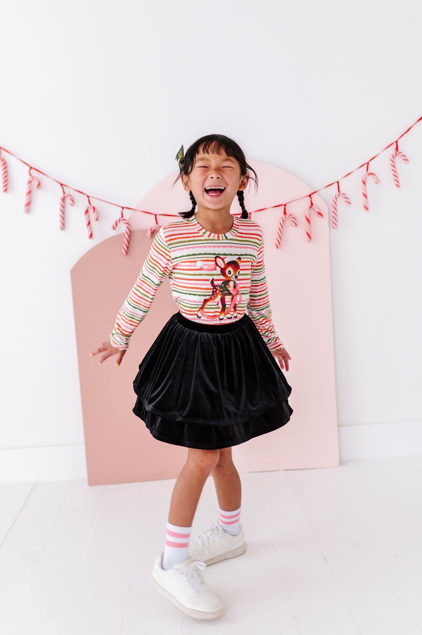 Vintage Reindeer | Bamboo Long Sleeve