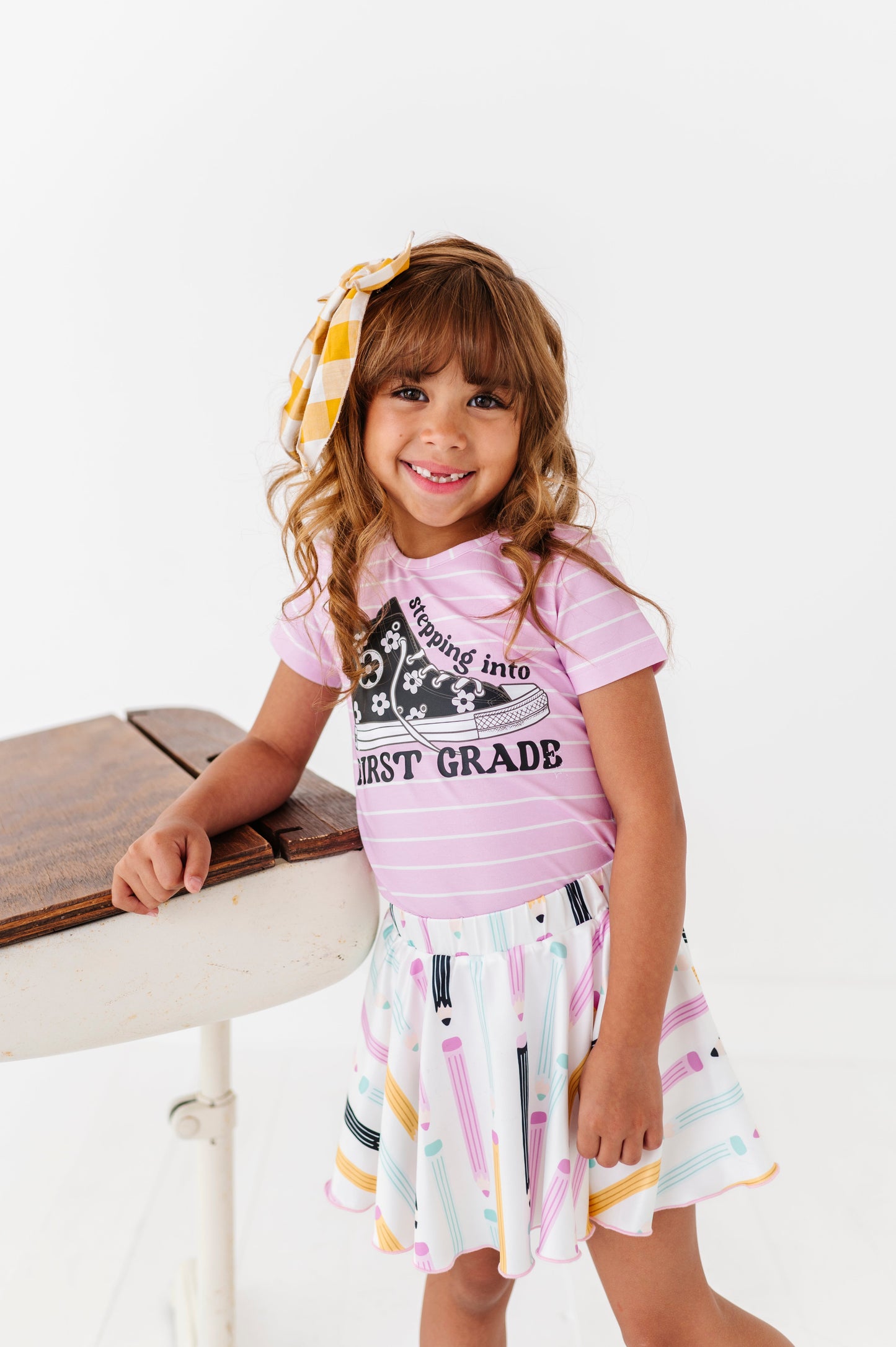 GIRLS “Stepping into…” Grade Level Tee (ALL GRADES HERE)