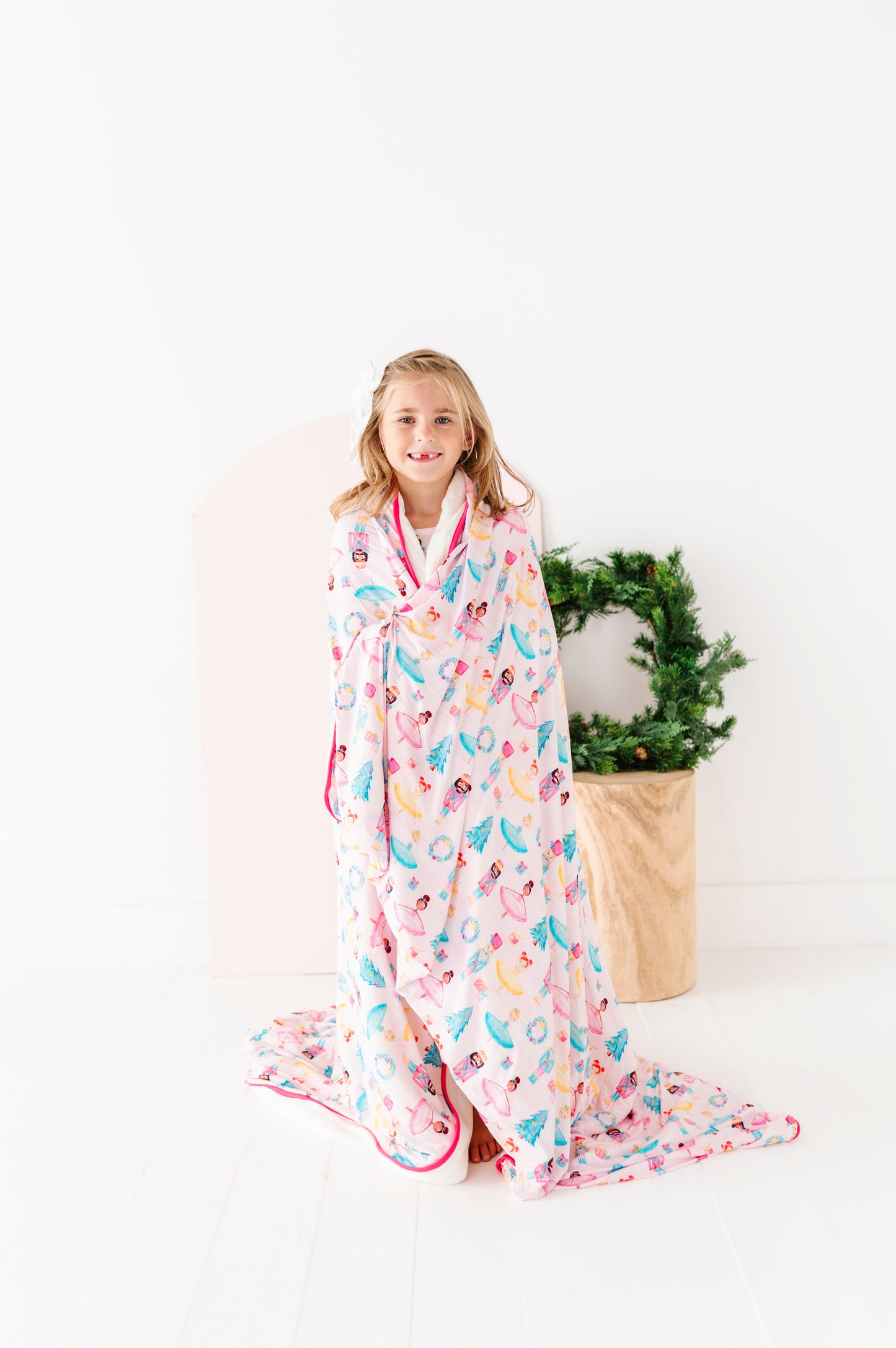 Sugarplum Plush Toddler Blanket