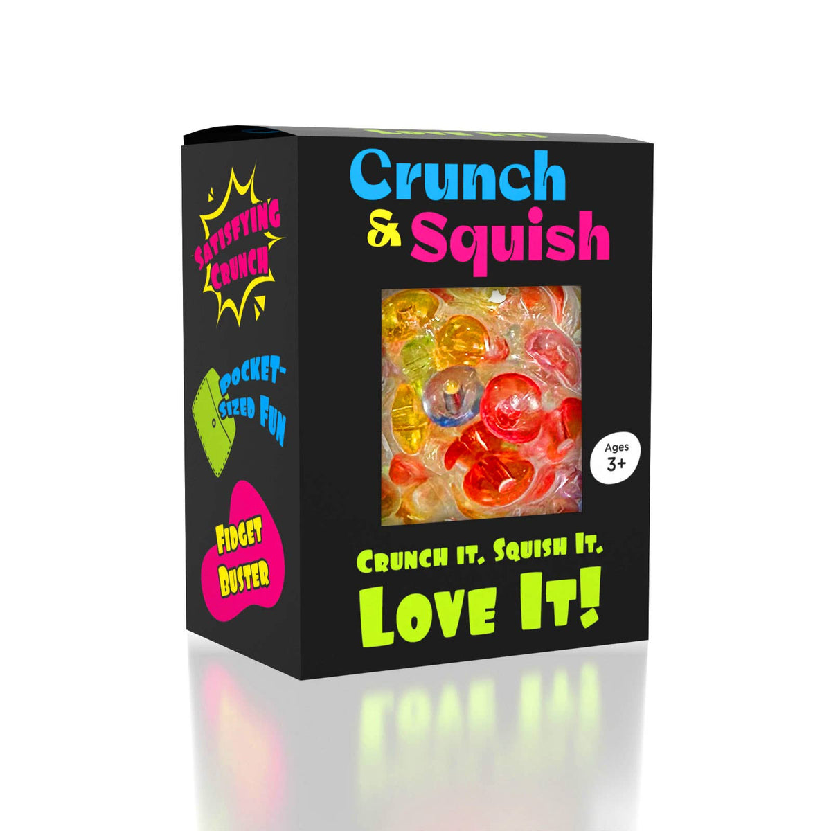 Crunch & Squish Crunchy Squishies® Stress Ball & Sensory Fidget Toy – Choose Your Style