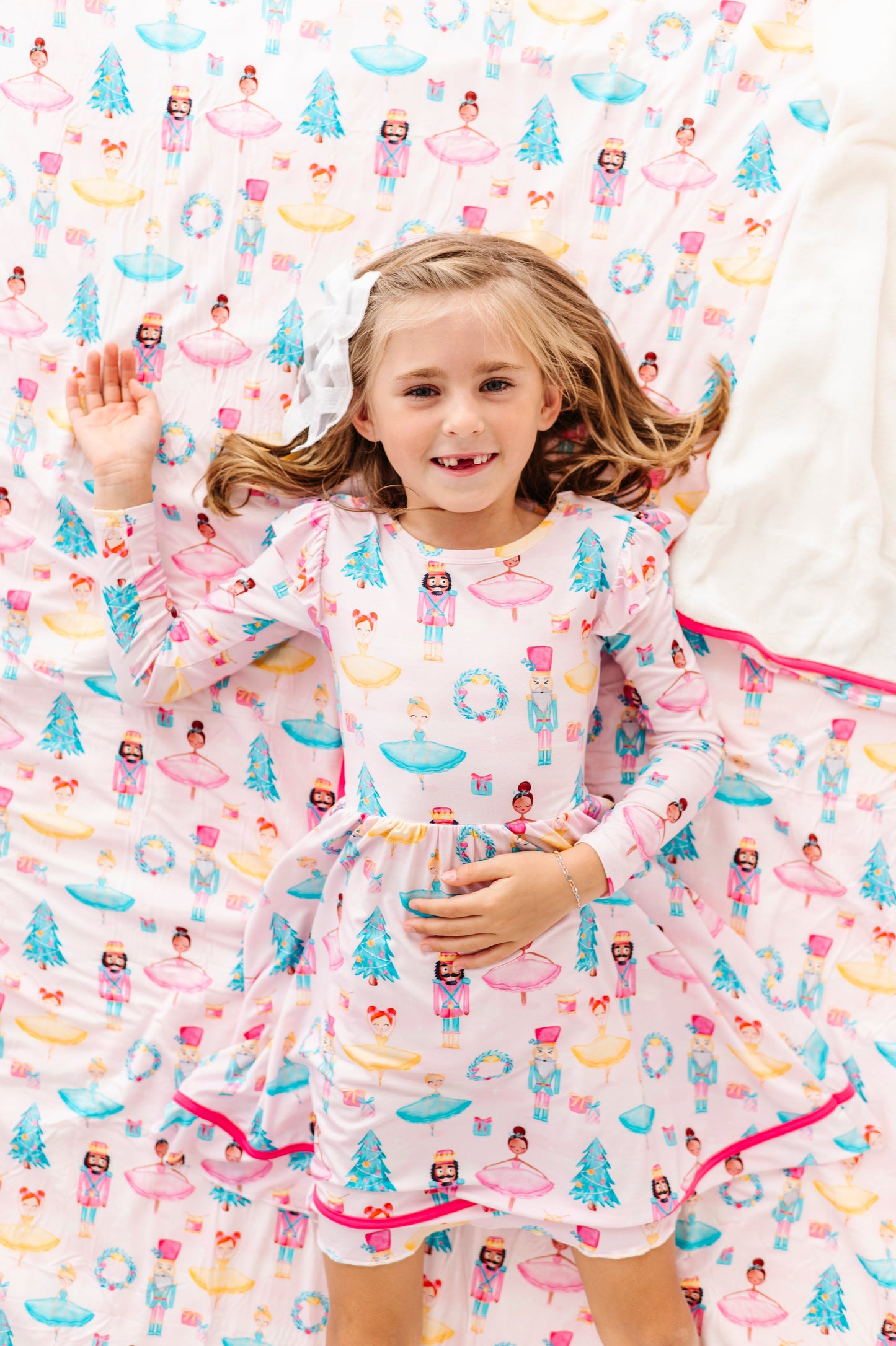 Sugarplum Plush Toddler Blanket