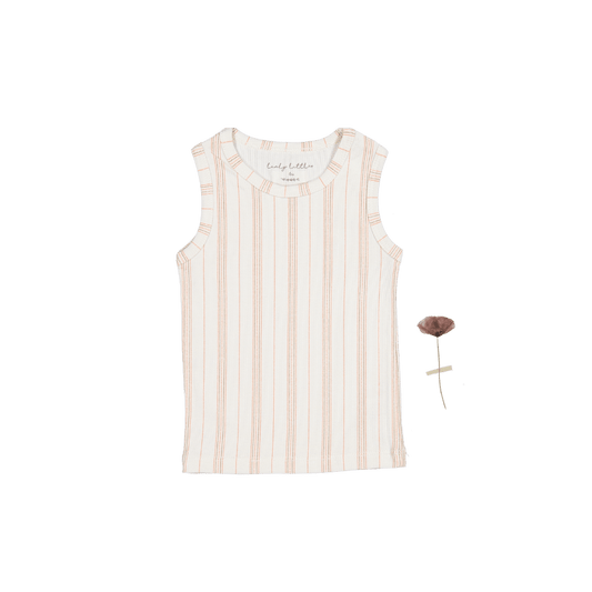 The Printed Tank - Rose Stripe
