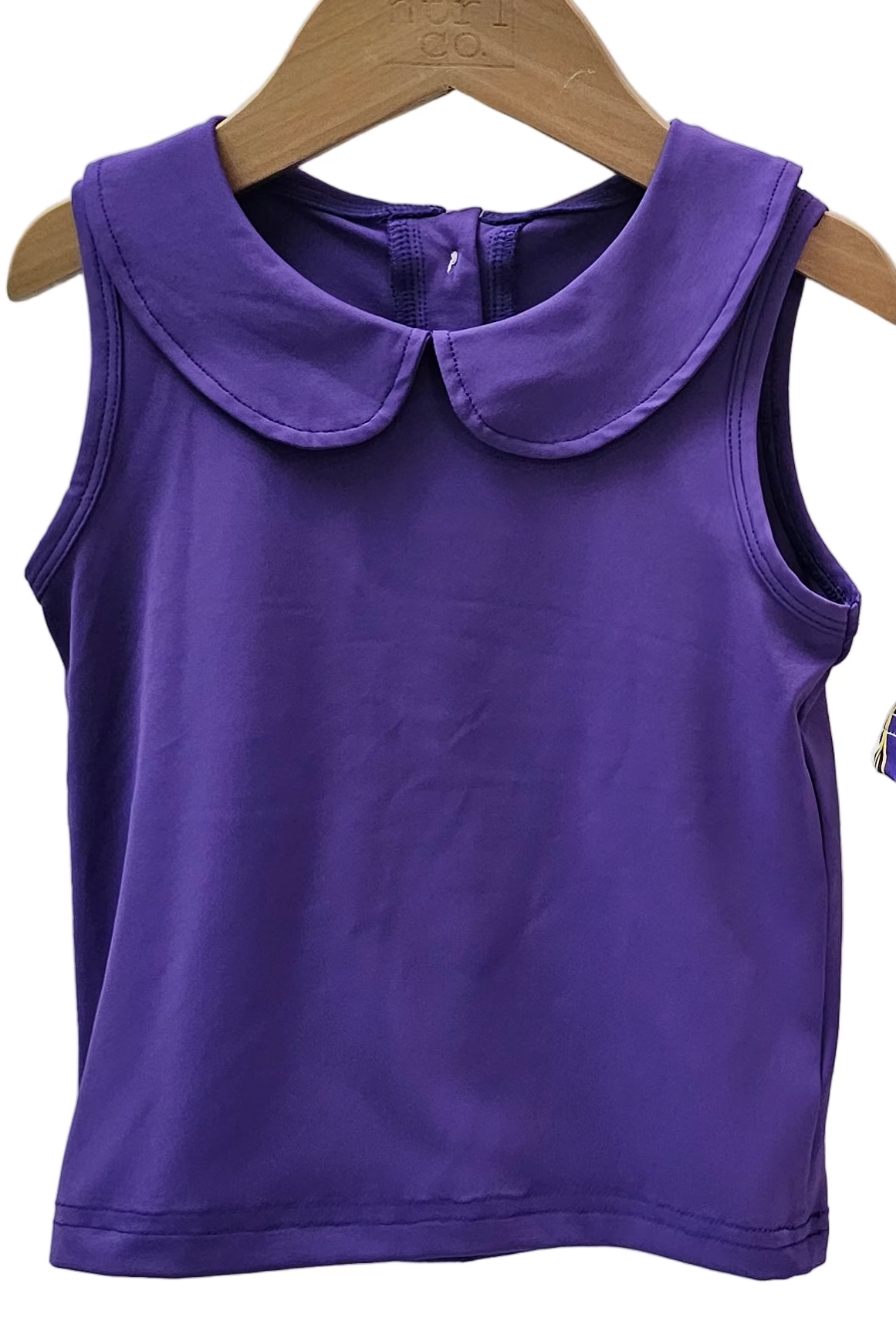 Girls Purple & Gold Gameday Cheer Set – Geaux Fight Win Top & Skort