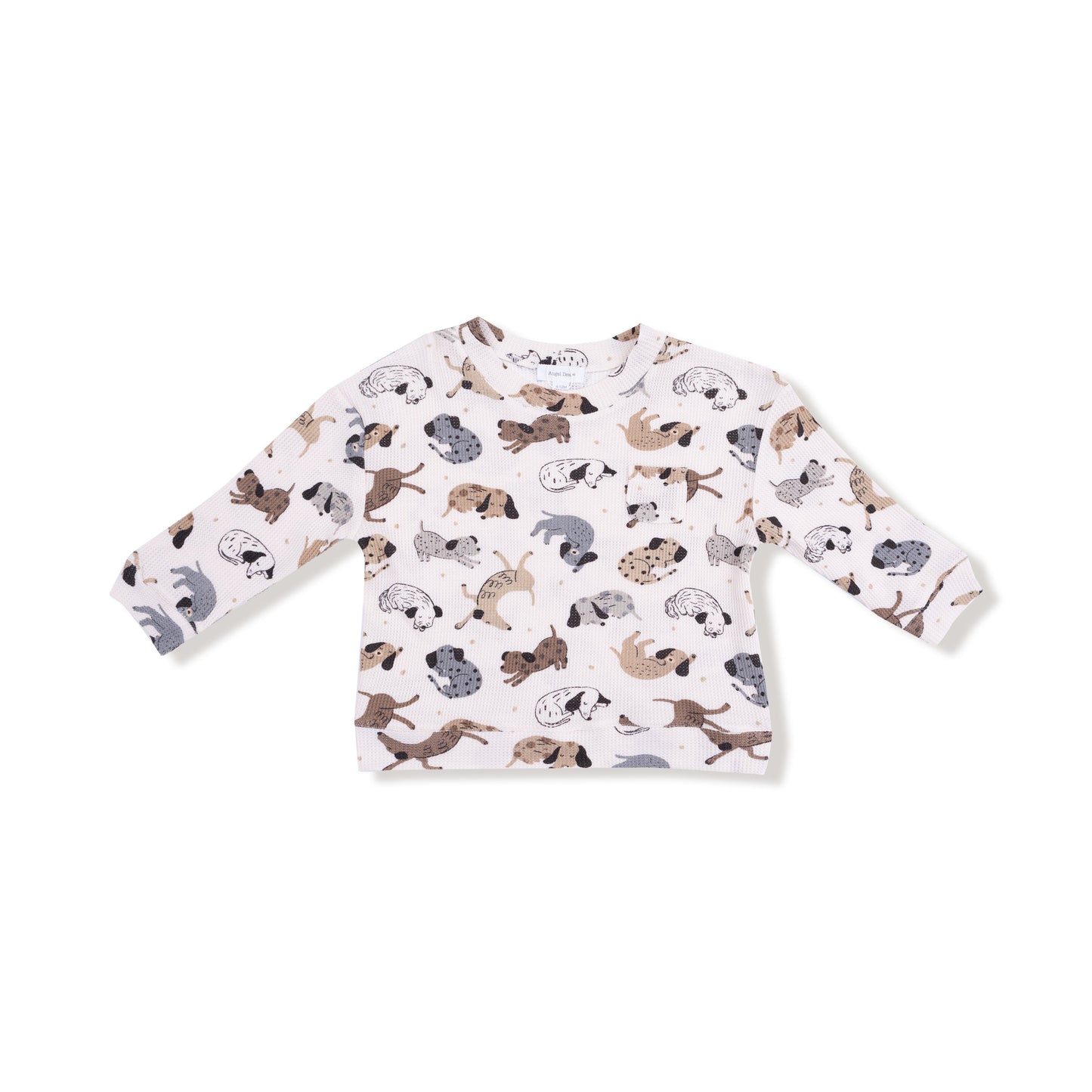 Drop Sleeve Waffle Top with Waffle Jogger