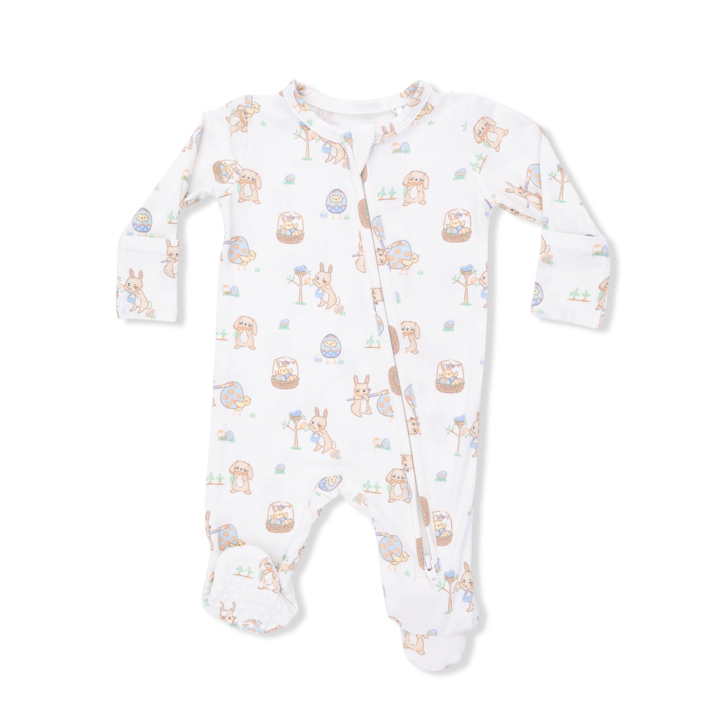 Easter Egg Hunt Uni - 2 Way Zipper Footie
