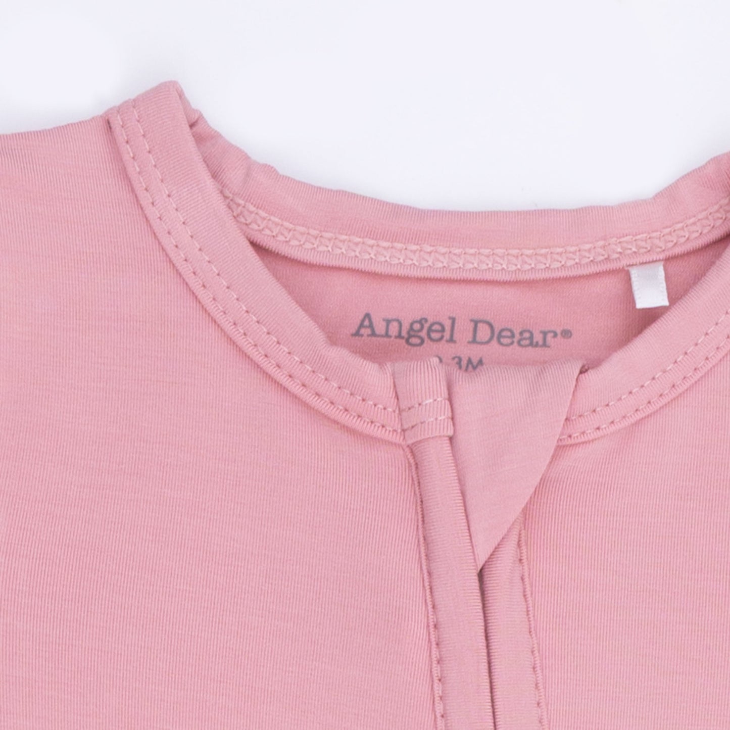 Solid Rose Elegance - 2 Way Zipper Footie