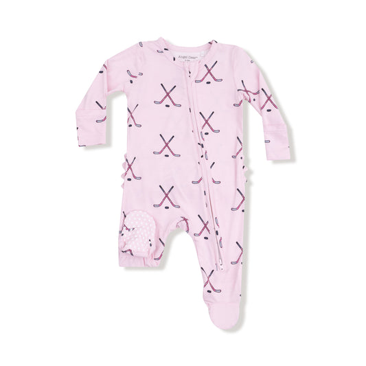 2 Way Zipper Ruffle Back Footie