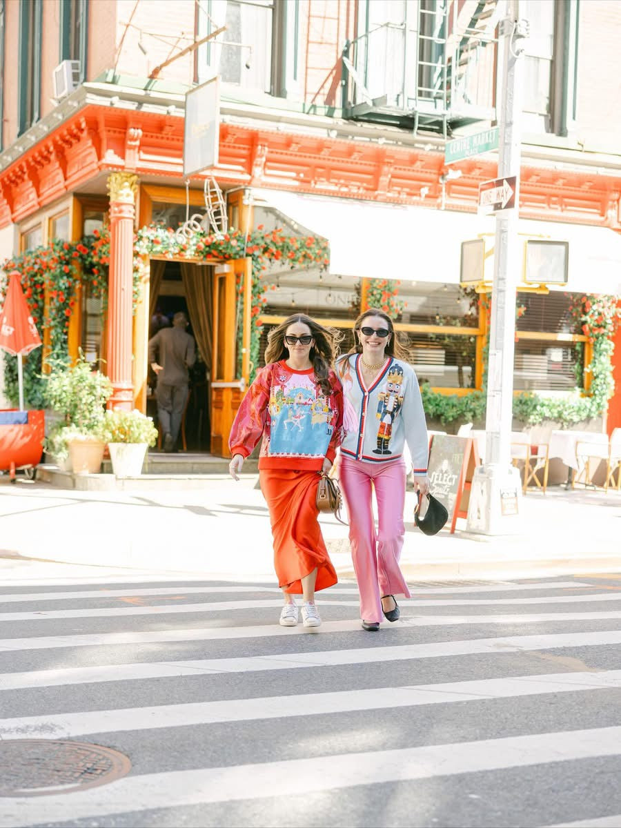 Queen of Sparkles Light Blue Sequin Nutcracker & Clara Cardigan – Adult