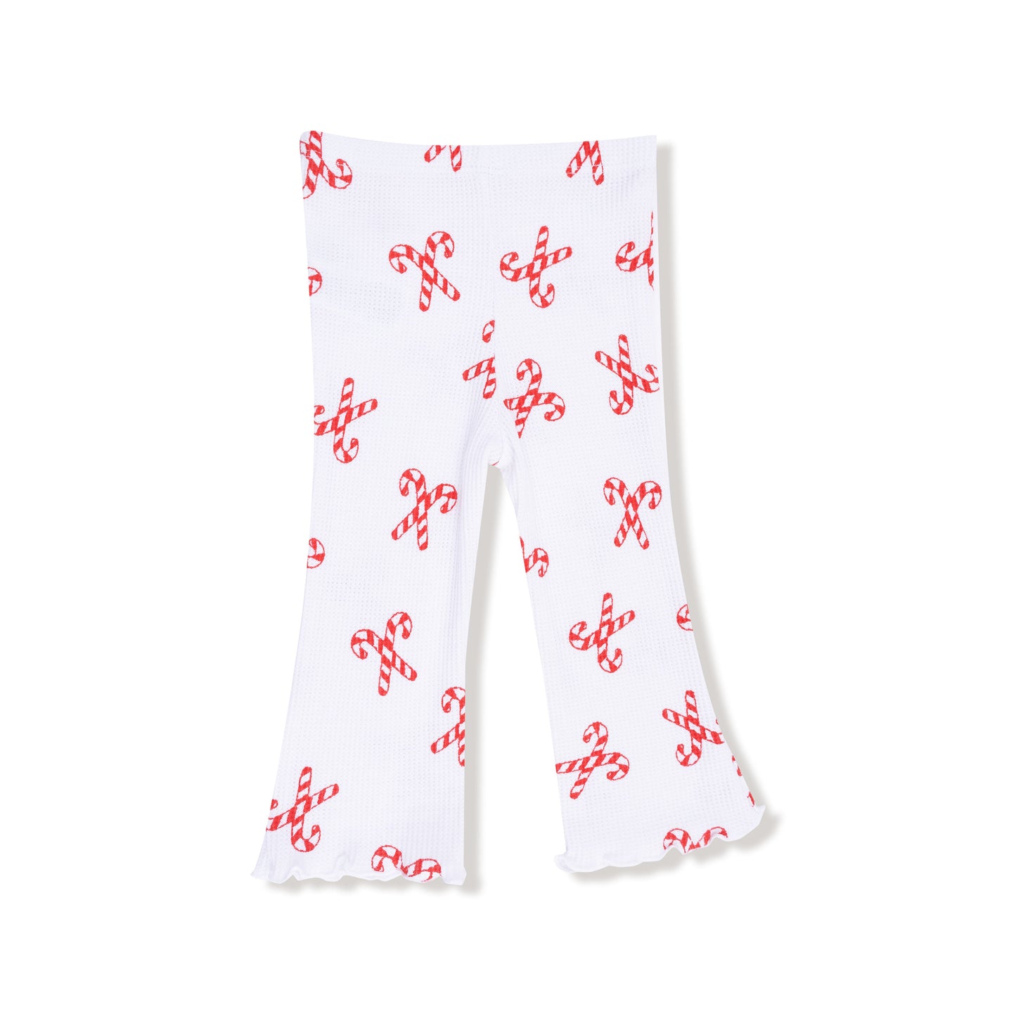 Candy Canes - Puffy Long Sleeve Oversized Sweatshirt + Flared Pant