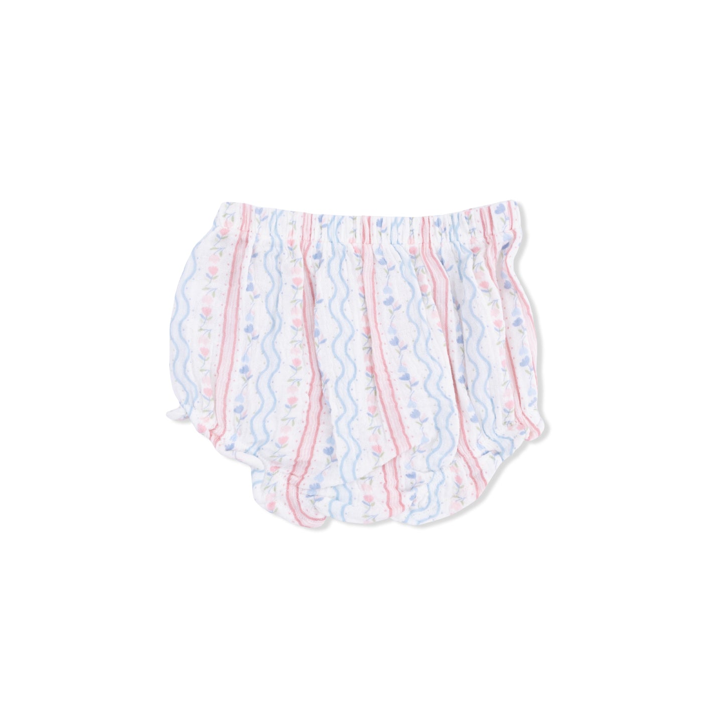 Tulip Stripe - Scallop Back Top with Bloomer