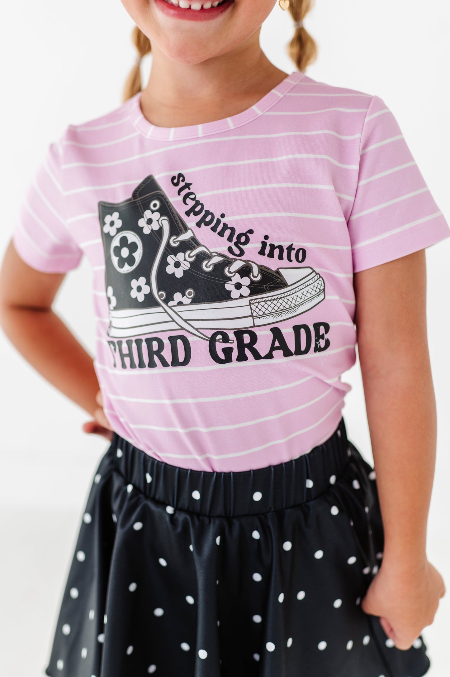 GIRLS “Stepping into…” Grade Level Tee (ALL GRADES HERE)