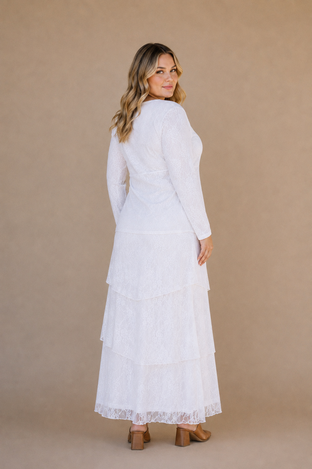 Brielle LDS Temple Dress