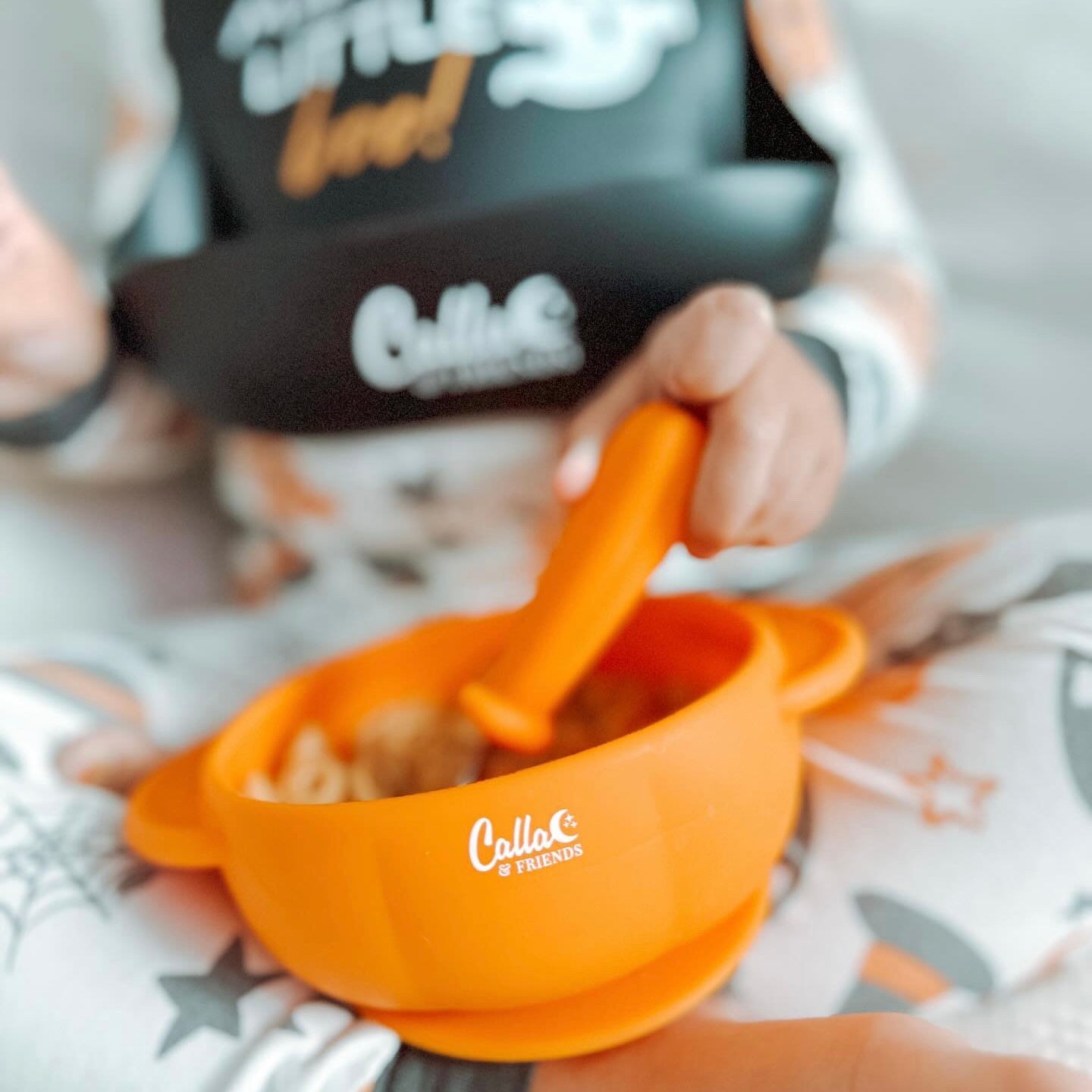 The Pumpkin Patch Suction Bowl