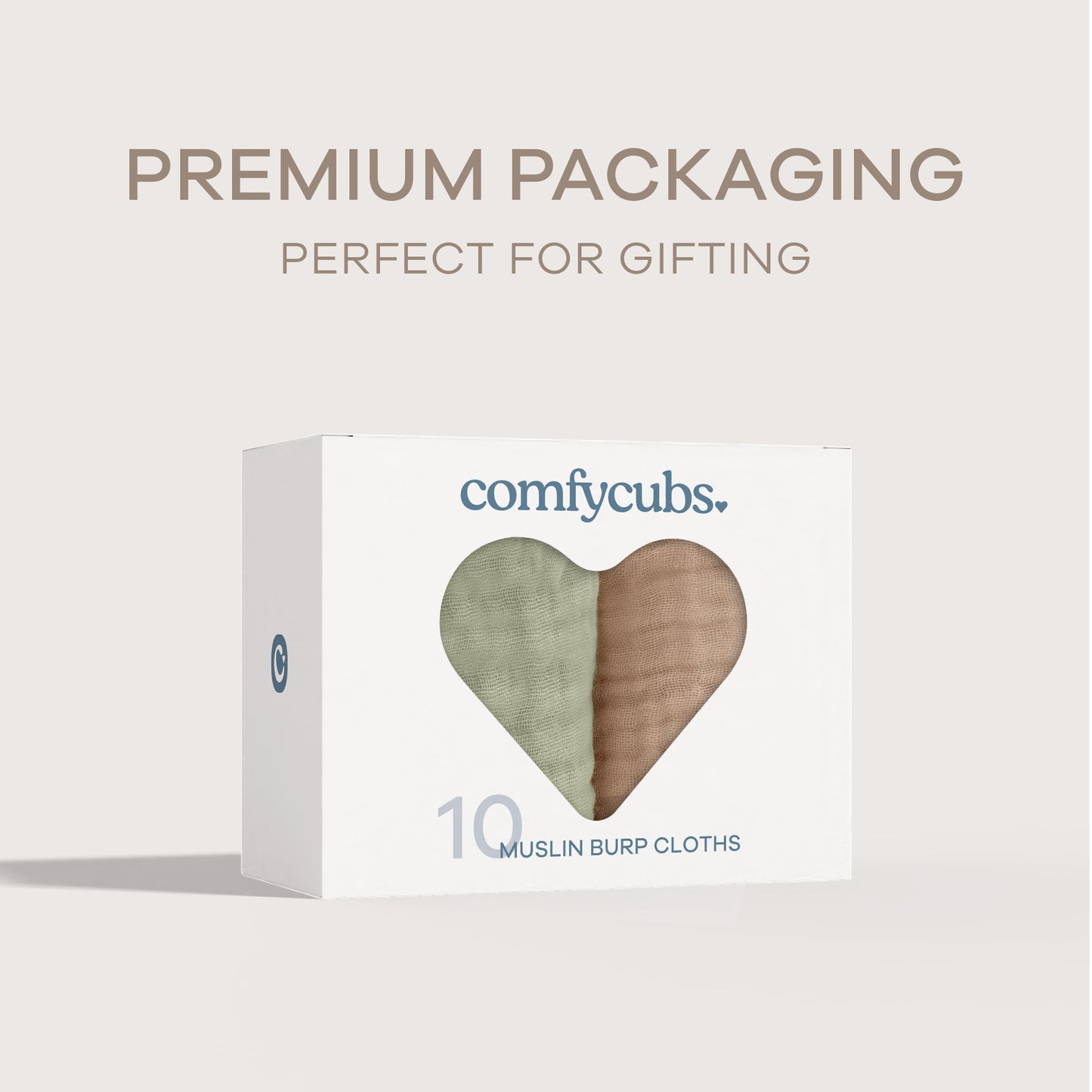 Muslin Burp Cloths in Multicolor