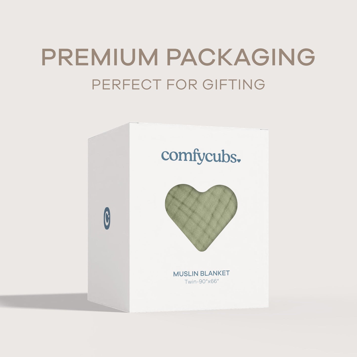 Adult Muslin Blanket in Sage