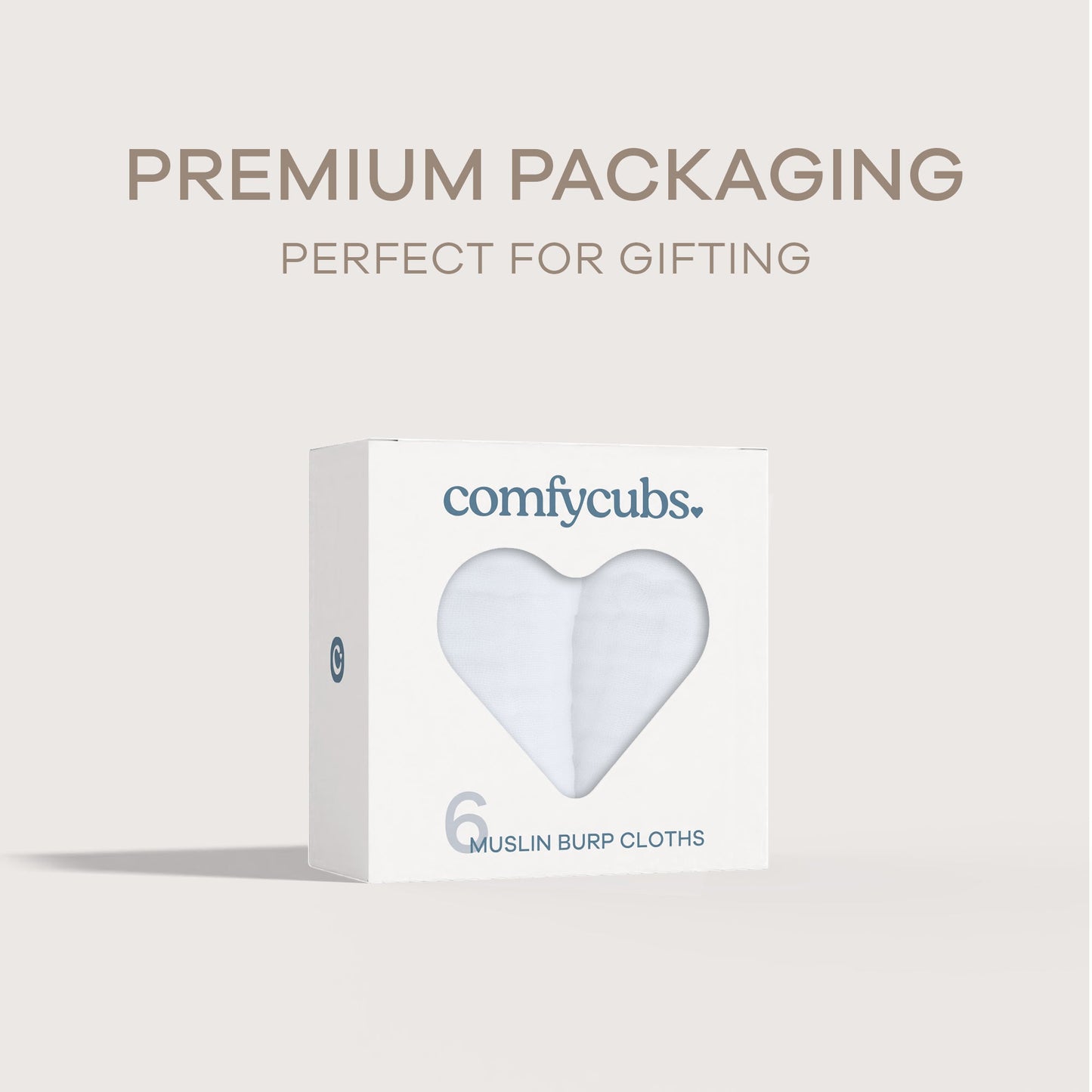 Muslin Burp Cloths in White