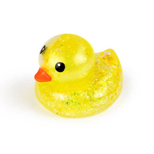 Sugah-Mals Glitter Duck Sugar Stress Ball Squishy – Maltose Filled Sensory Fidget Toy