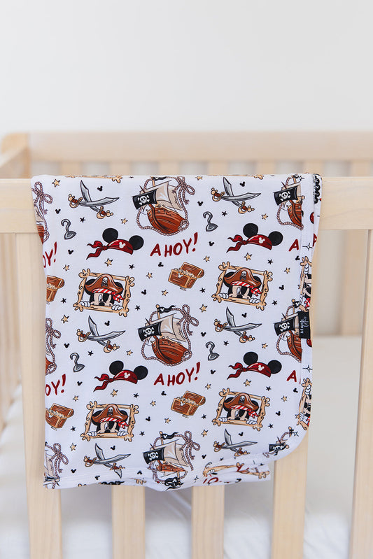 AHOY! (boy) - Lightweight Blanket
