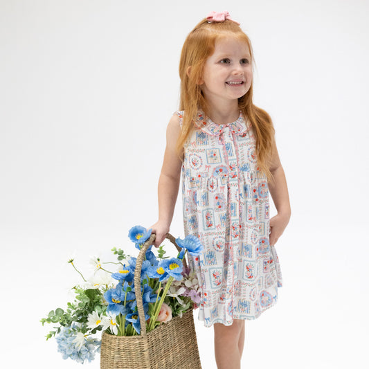 Julep's Floral Patchwork - Jill Dress Sleeveless with Bloomer