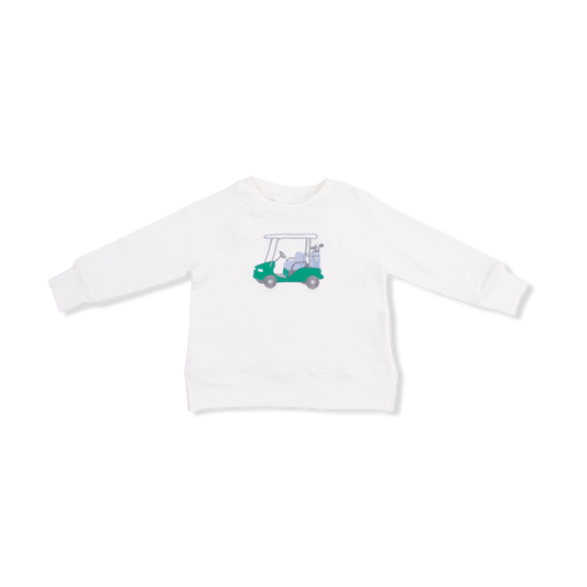Golf Sets - Raglan Sweatshirt Golf Cart
