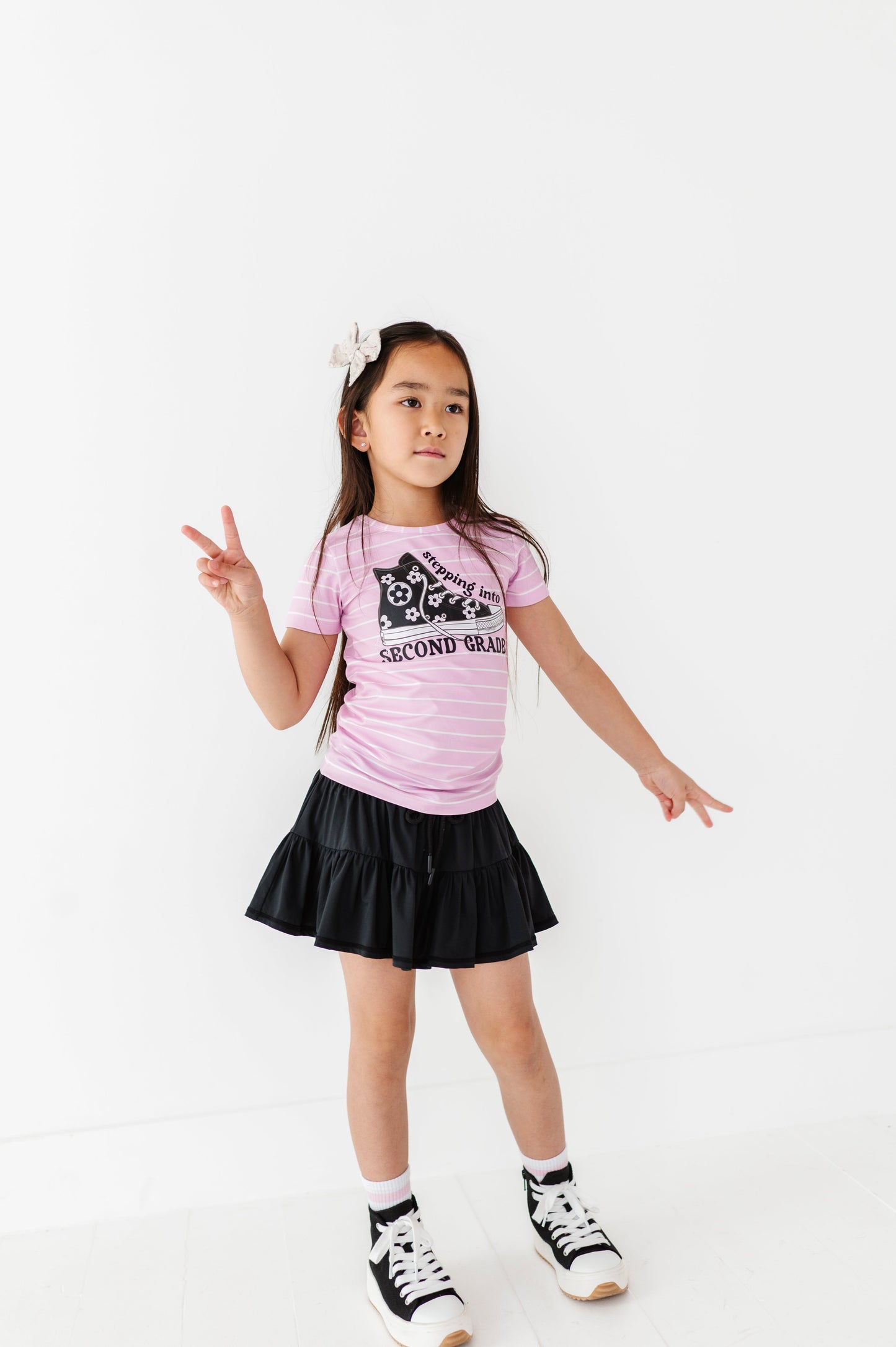 GIRLS “Stepping into…” Grade Level Tee (ALL GRADES HERE)