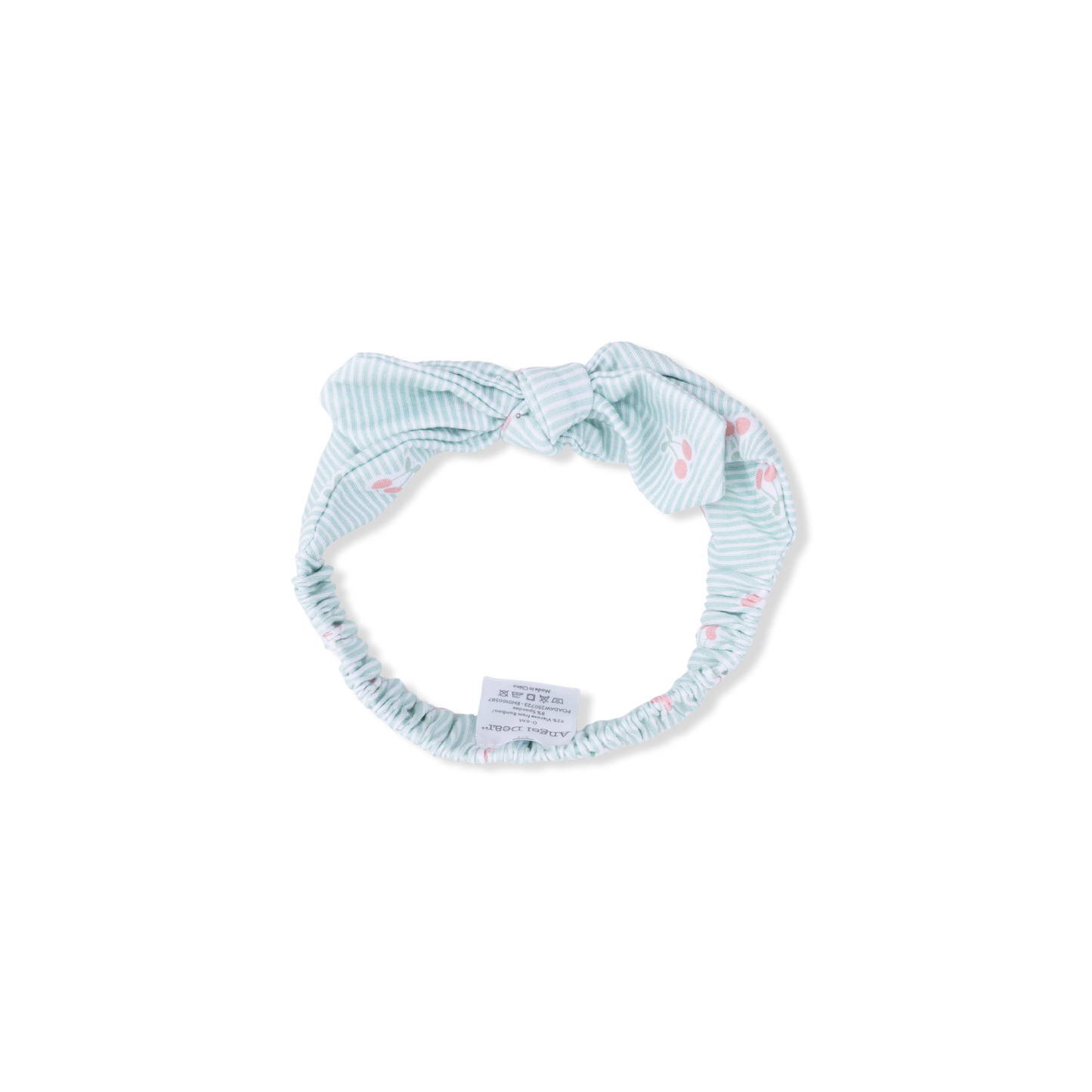 Tiny Cherry Stripe - Knot Headband