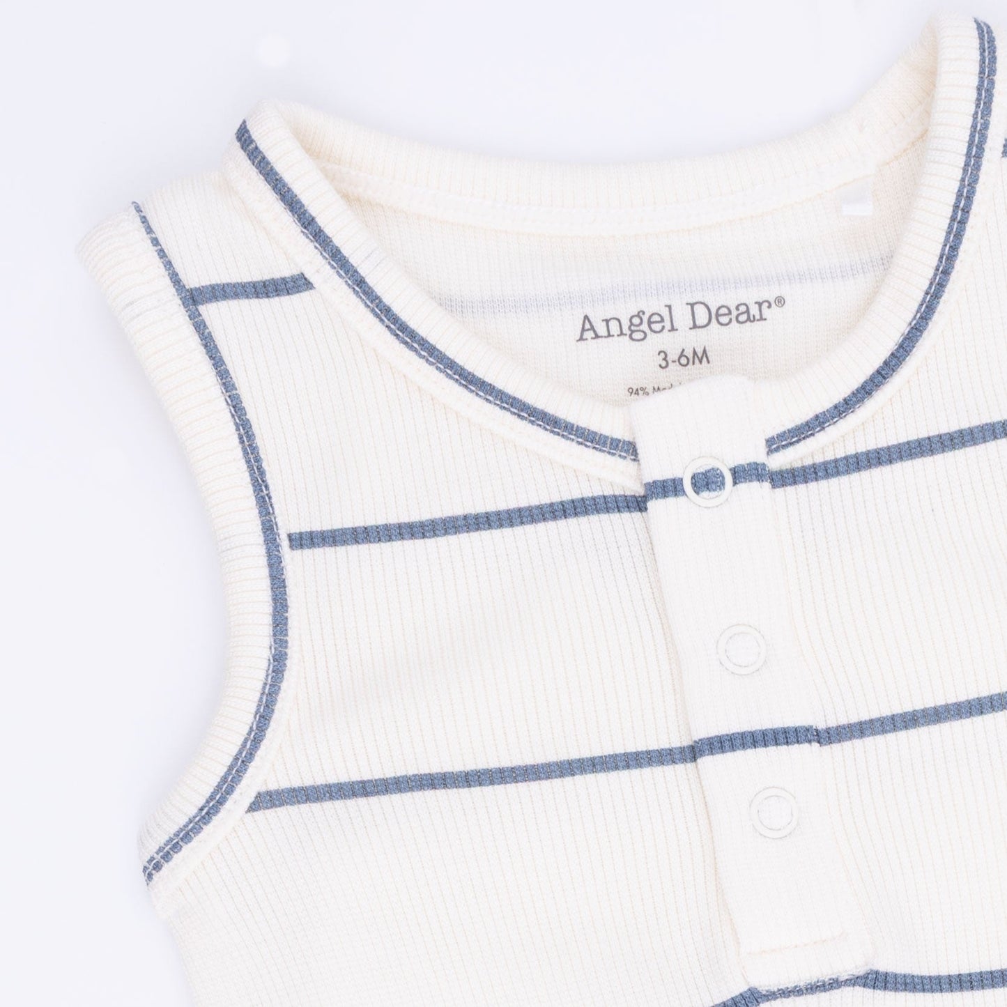 Vintage Stripe - Henley Shortie Romper
