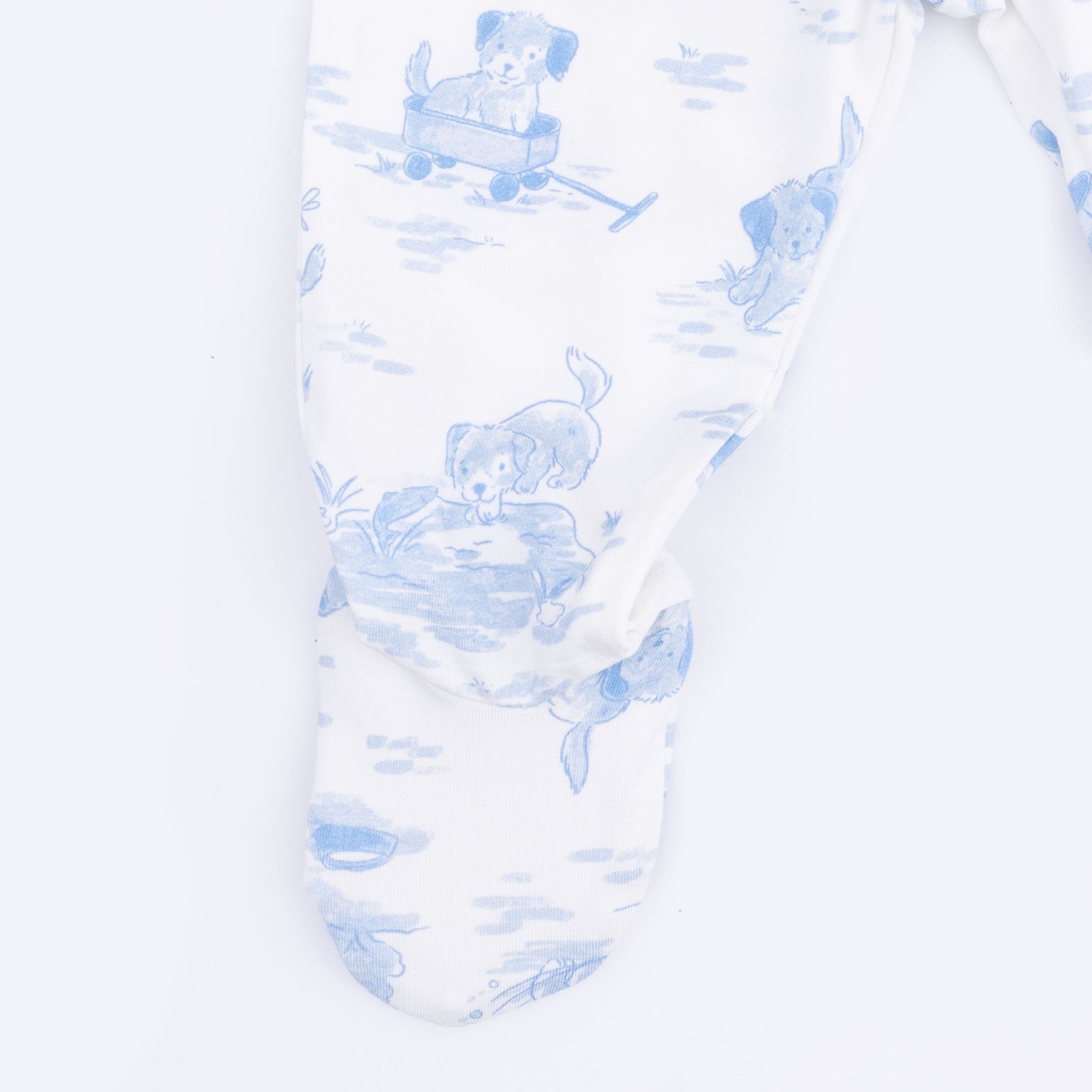 Puppy Toile Blue - Take Me Home Set with Convertible Pant