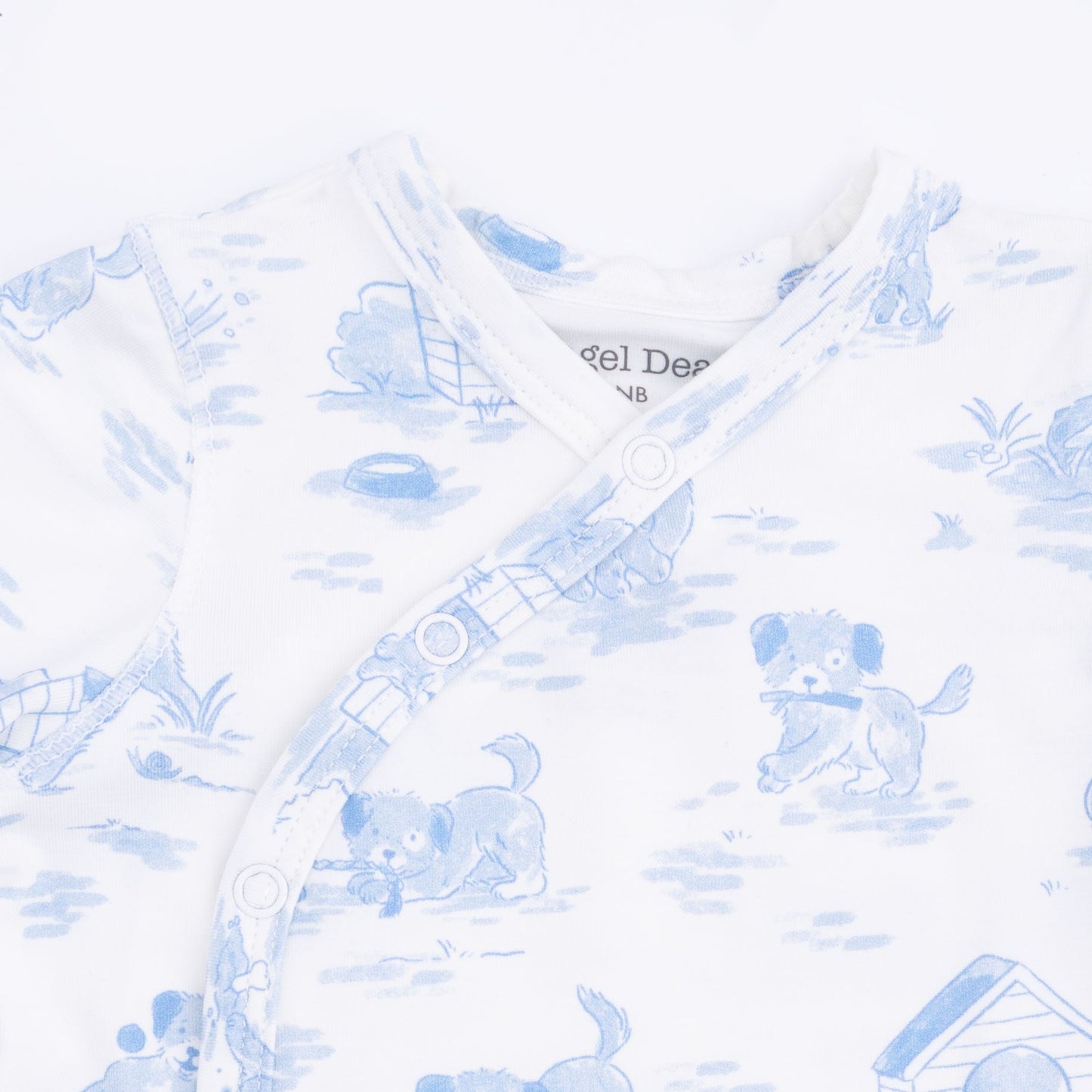 Puppy Toile Blue - Take Me Home Set with Convertible Pant