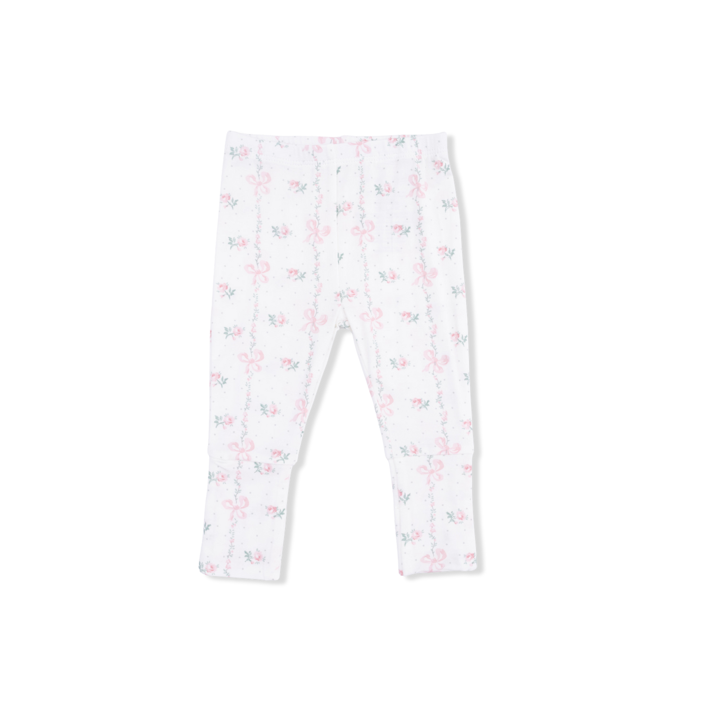 Dainty Buds and Bows - Take Me Home Set with Convertible Pant  & Swaddle Blanket Set