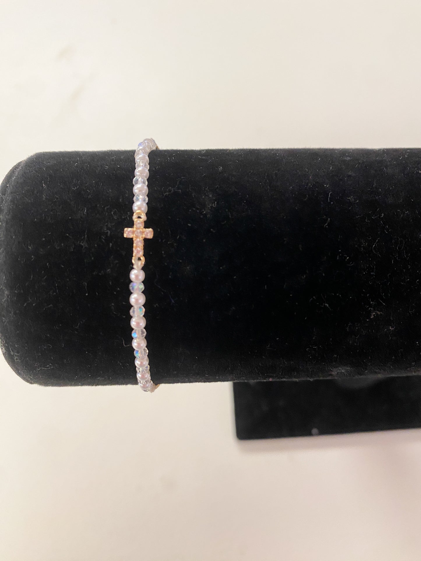 Kids 18K Golden Cross Charm Bracelet – Gold