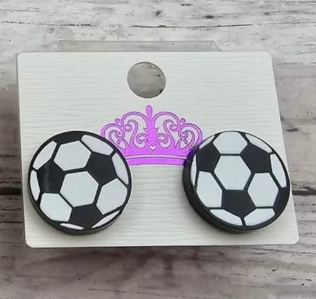 Soccer Earrings
