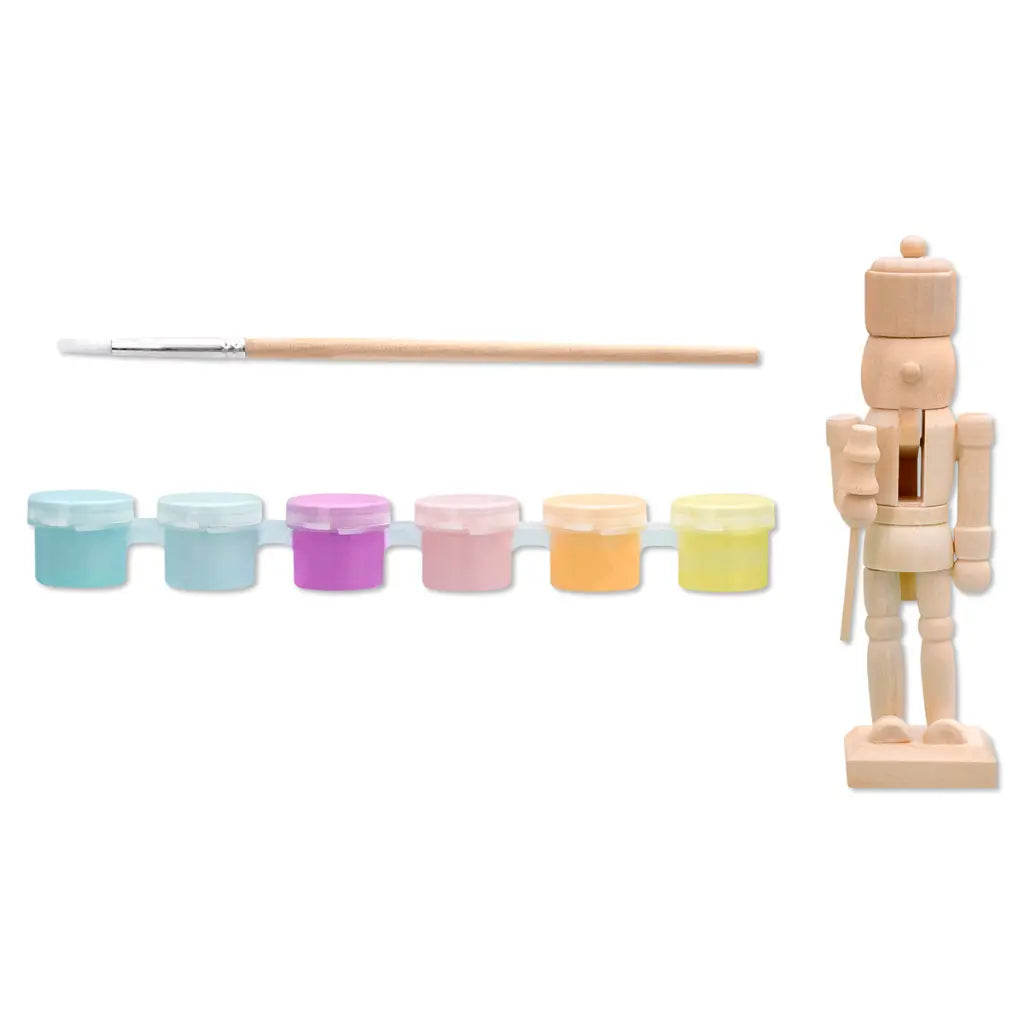 Paint-Your-Own Nutcracker Waltz Kit – Kids Holiday Craft Set