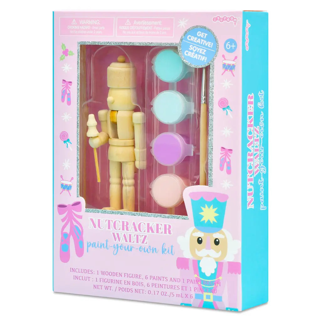 Paint-Your-Own Nutcracker Waltz Kit – Kids Holiday Craft Set