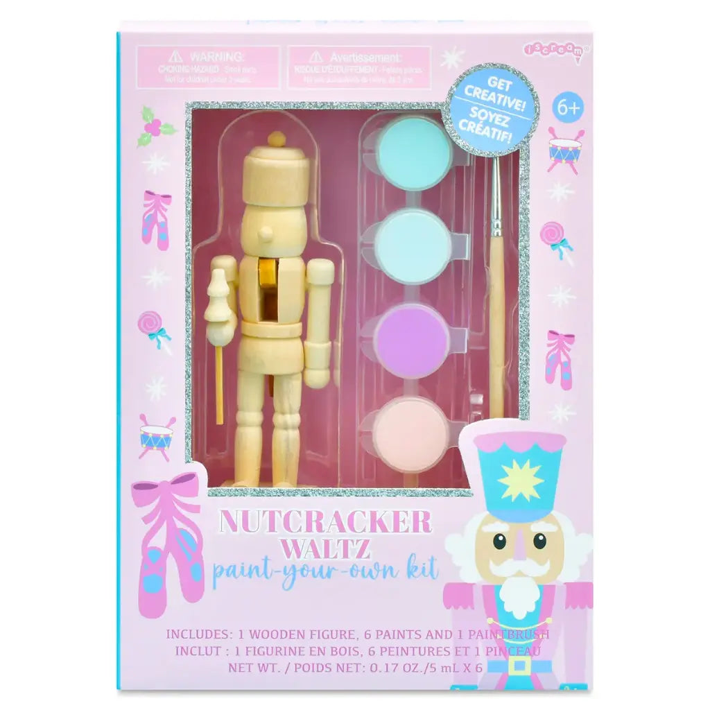 Paint-Your-Own Nutcracker Waltz Kit – Kids Holiday Craft Set