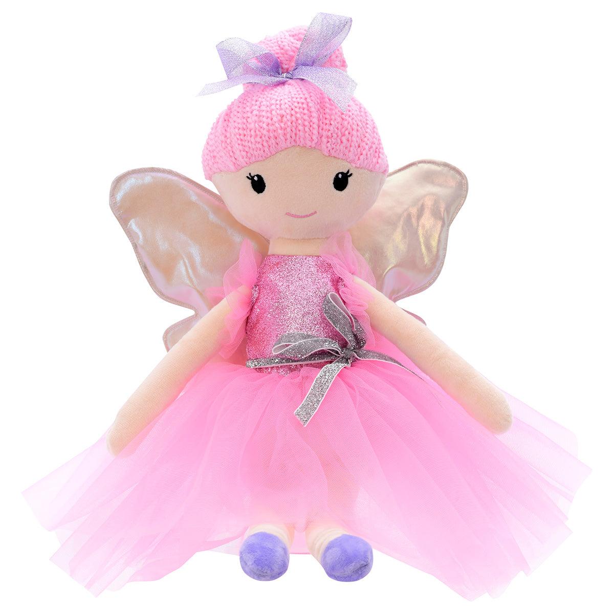 Sugar Plum Fairy Plush – Pink Holiday Ballerina Doll