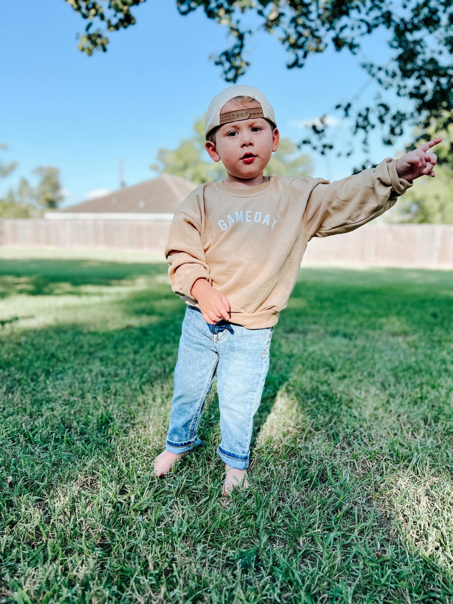 Gameday Crewneck Sweatshirt – Camel