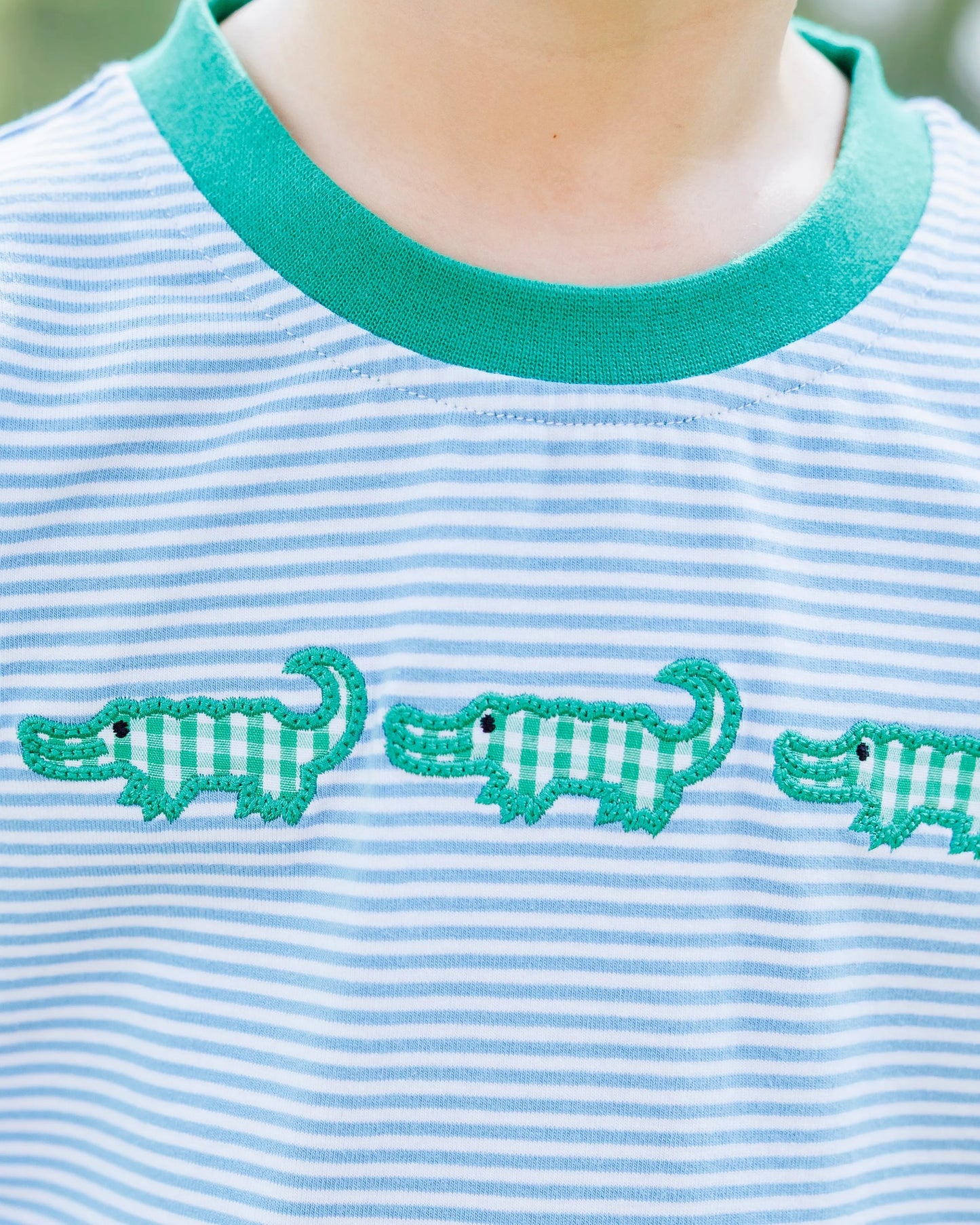 See Ya Later Pant Set – Boys Alligator Applique Outfit