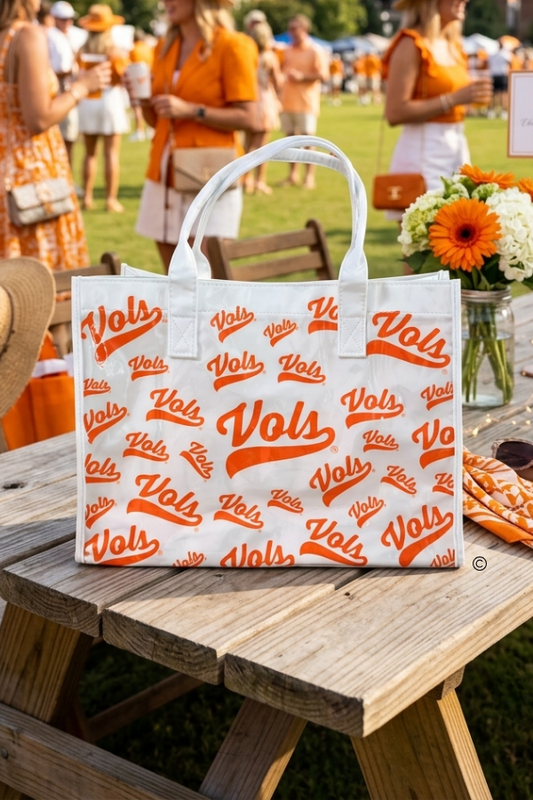 SC - ETA 8/24-9/7 VOLS Clear Winner Vinyl Tote Bag©