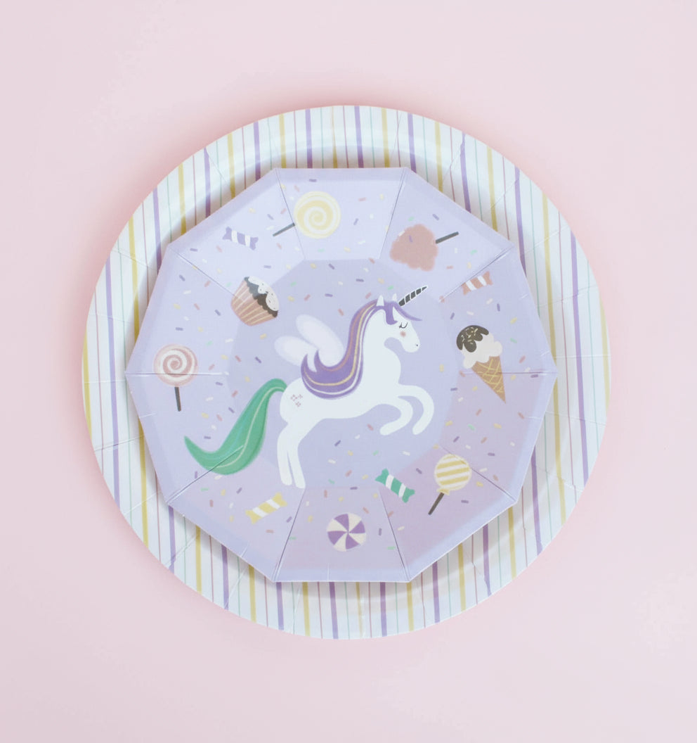 Unicorn Birthday Party Supplies Kit – Plates, Cups, Napkins & More | Party in a Box