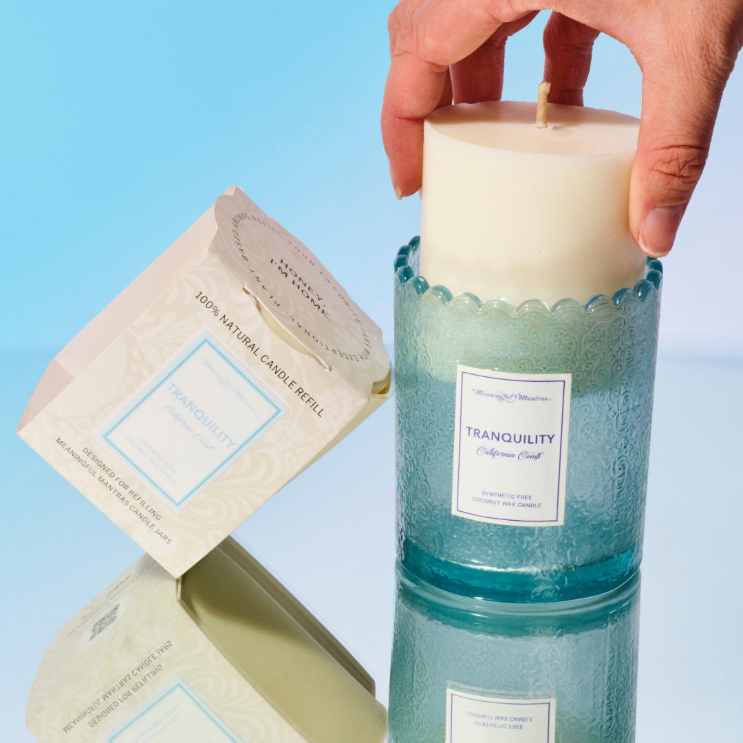 Tranquility California Coast Natural Candle 8oz Kaia Collection Refill