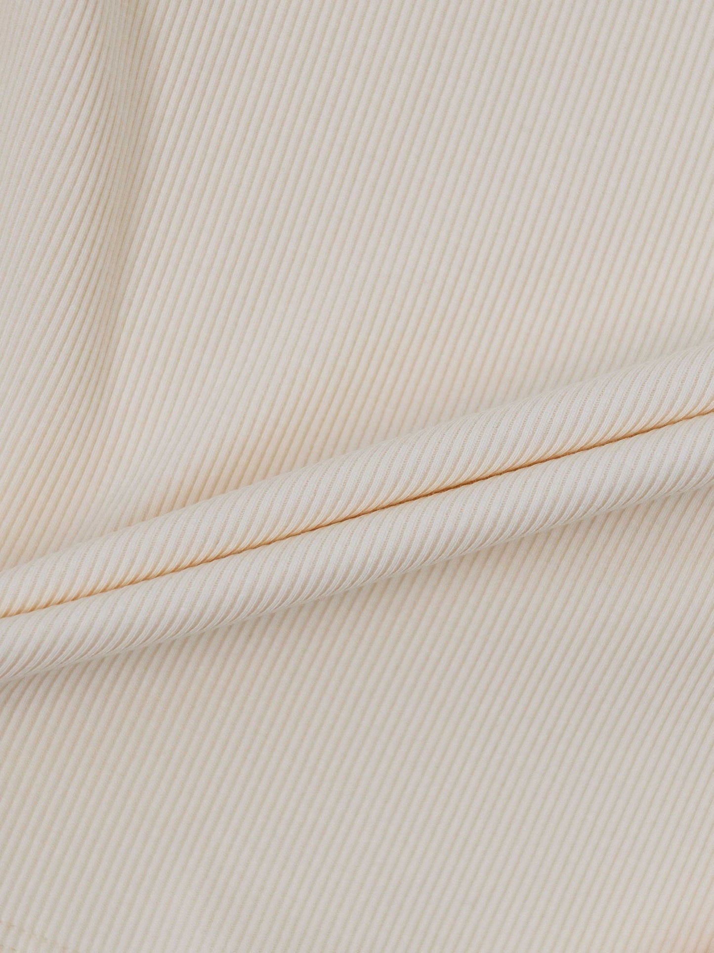 Ruffle Puff Sleeve Mock Neck Shirt - Ivory