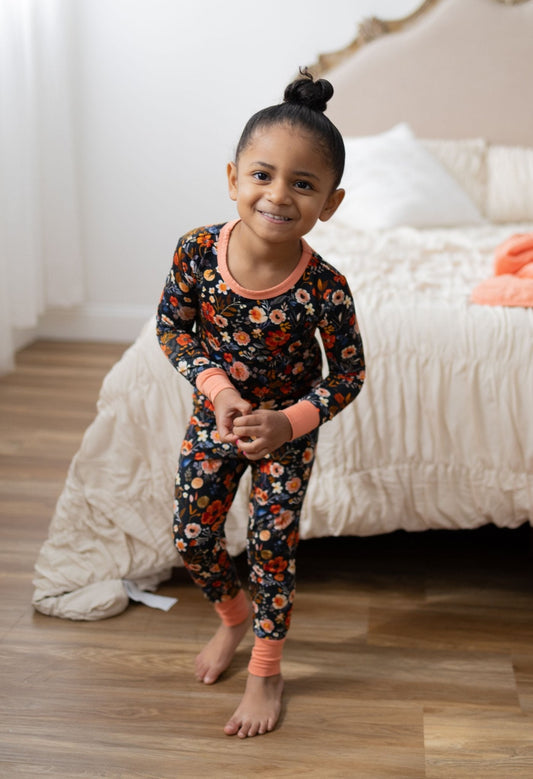 Autumn Bloom Toddler PJs