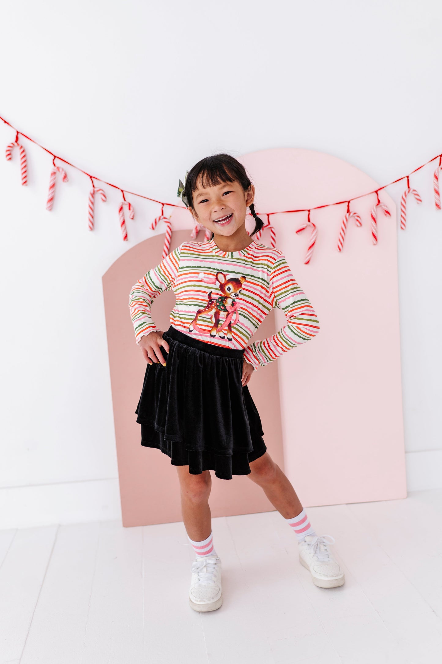 Vintage Reindeer | Bamboo Long Sleeve