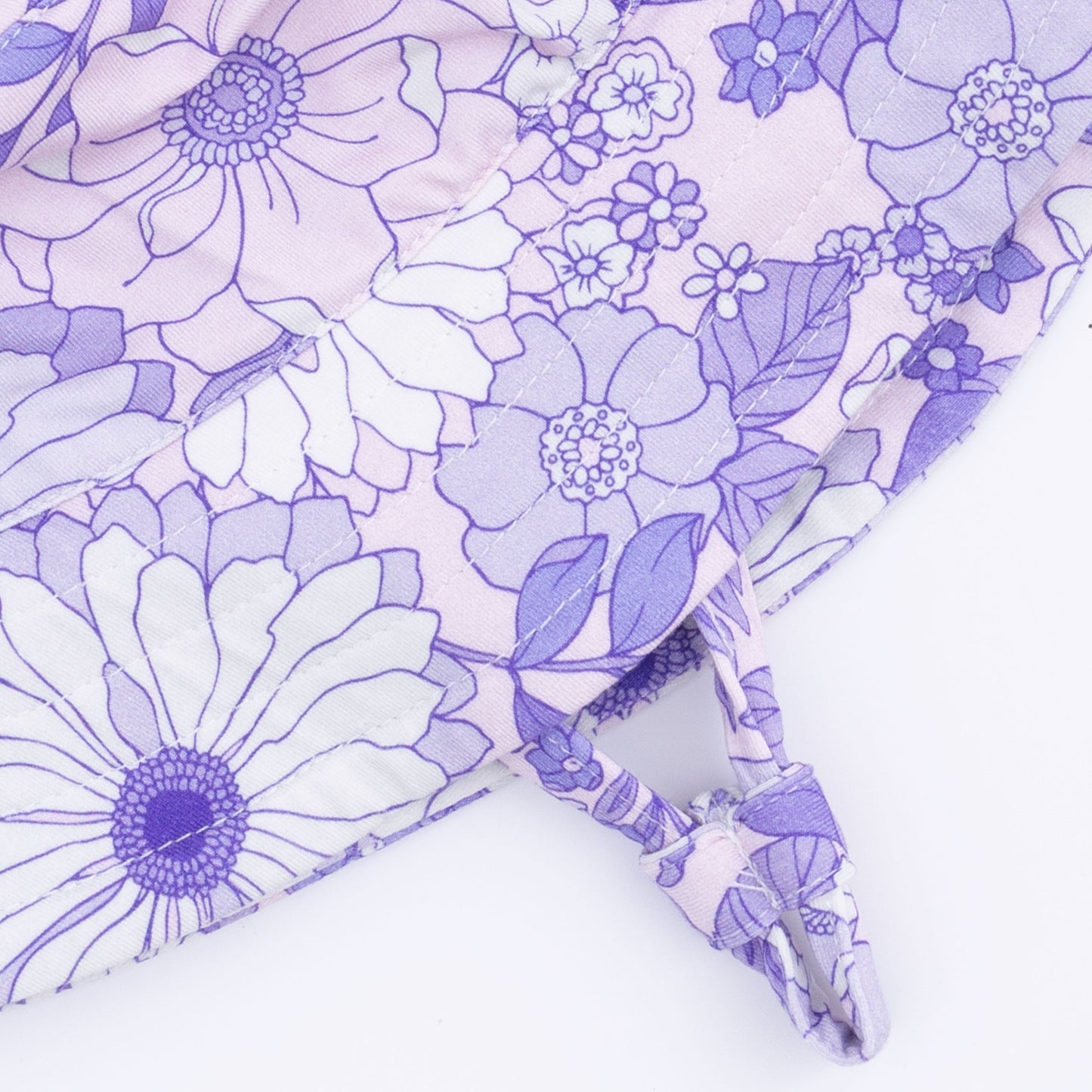 Lacy Lavender Floral - Bucket Hat