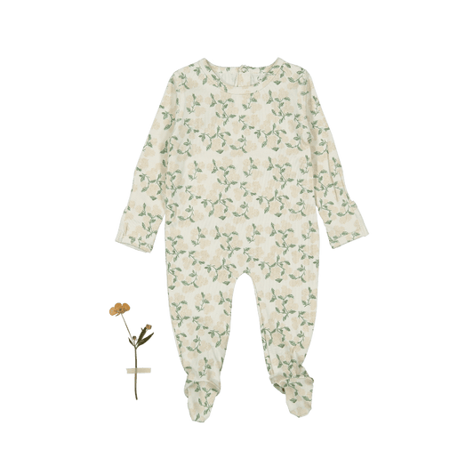The Printed Romper - Hydrangea Pink