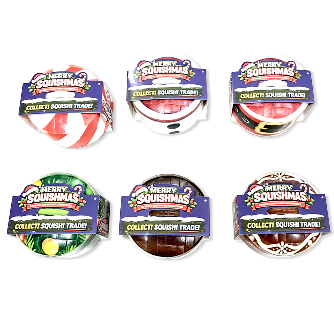Merry Squishmas Christmas Dumplings – Jelly-Filled Squishy Fidget Toys with Steamer