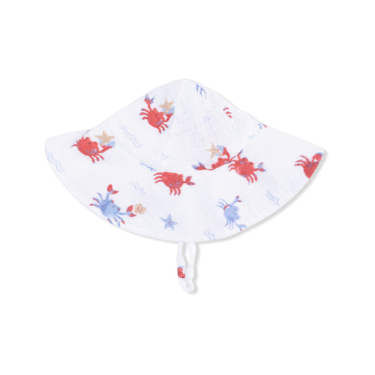 Crayon Crabs - Wide Brim Sun Hat