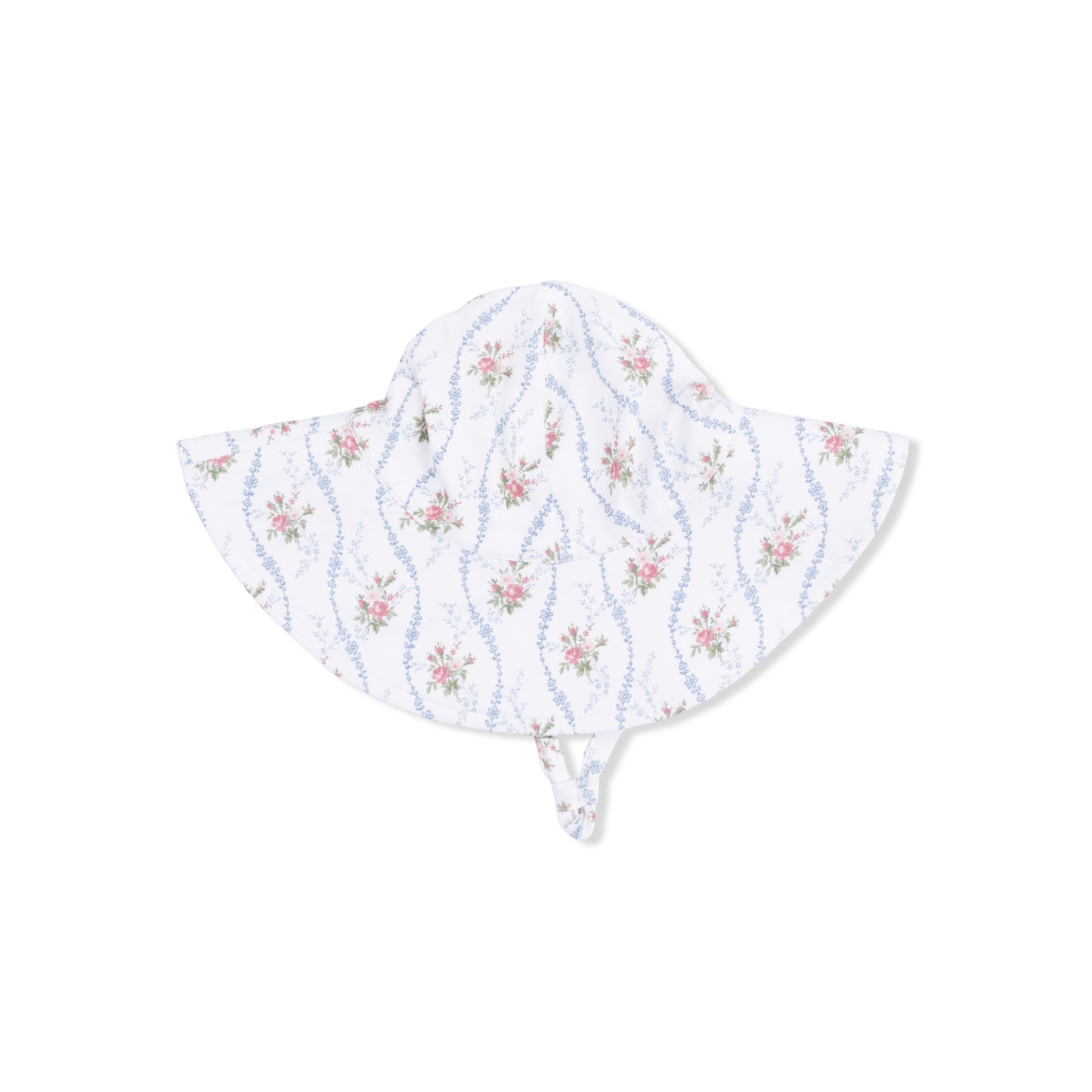 Heirloom Rose Stripe - Wide Brim Sun Hat
